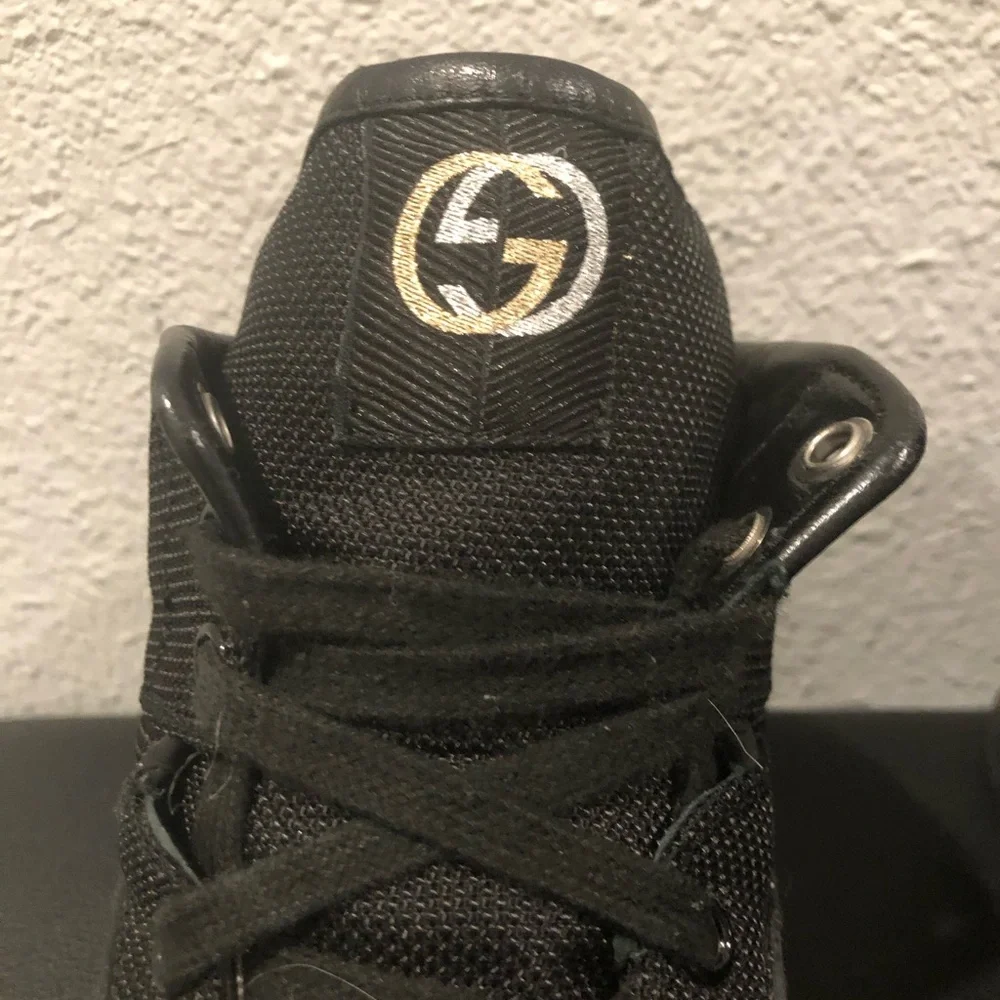 Gucci Black High-Top Sneakers - Picture 6 of 13